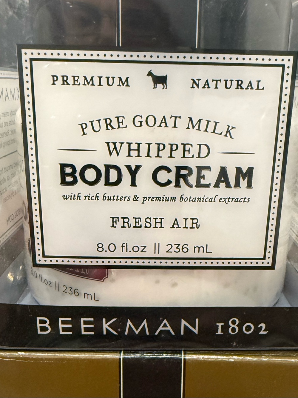 Beekman 1802 Fresh Air Pure Goat Milk Whipped Body Cream 8 oz New